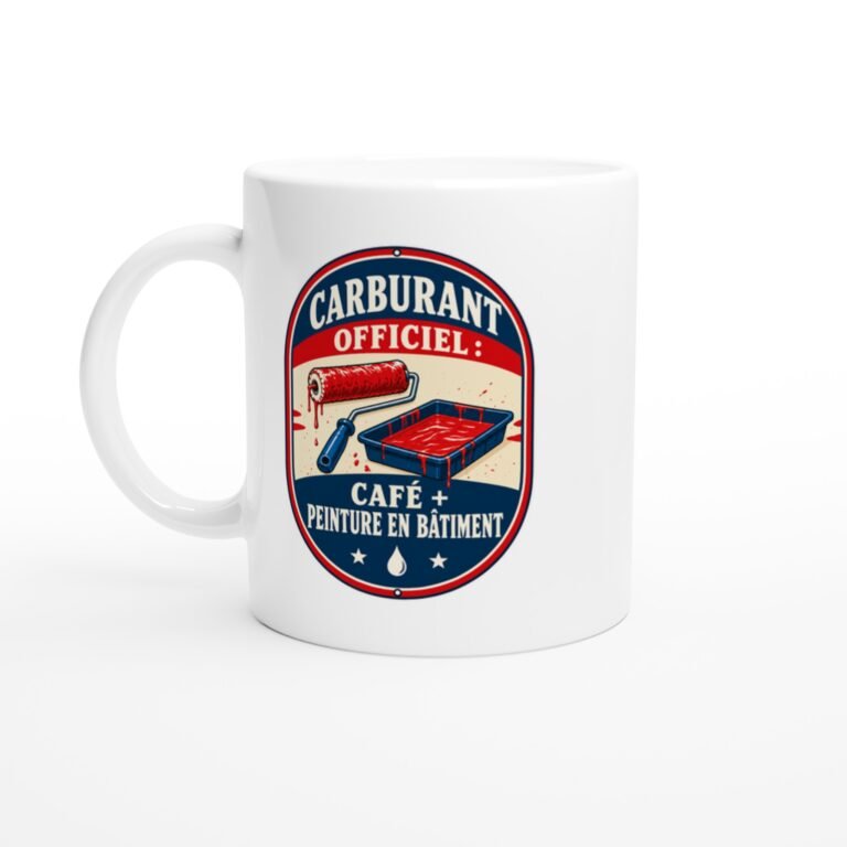 Mug Carburant Officiel Café + Peinture En Bâtiment