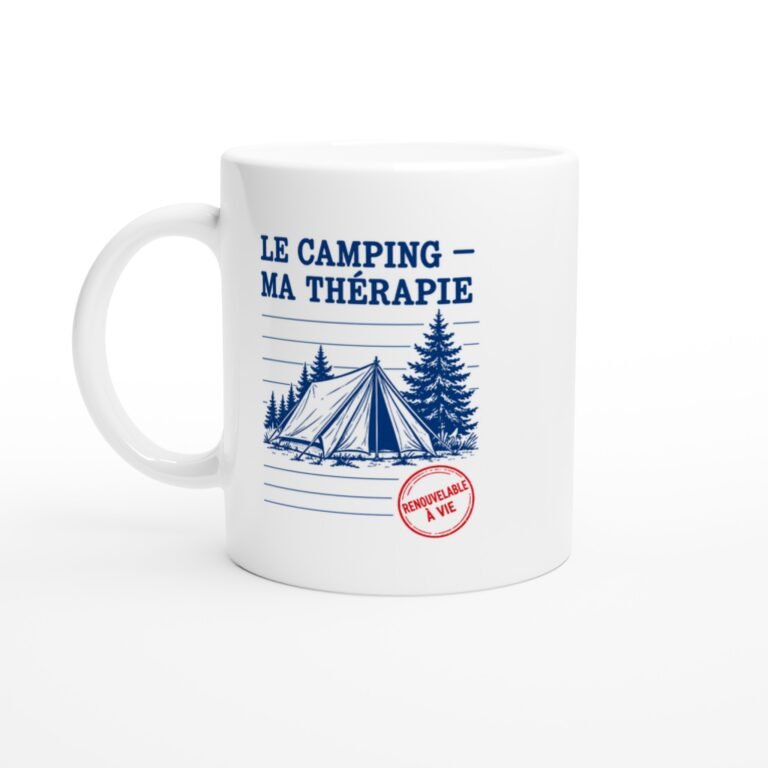 Mug Le Camping Ma Thérapie