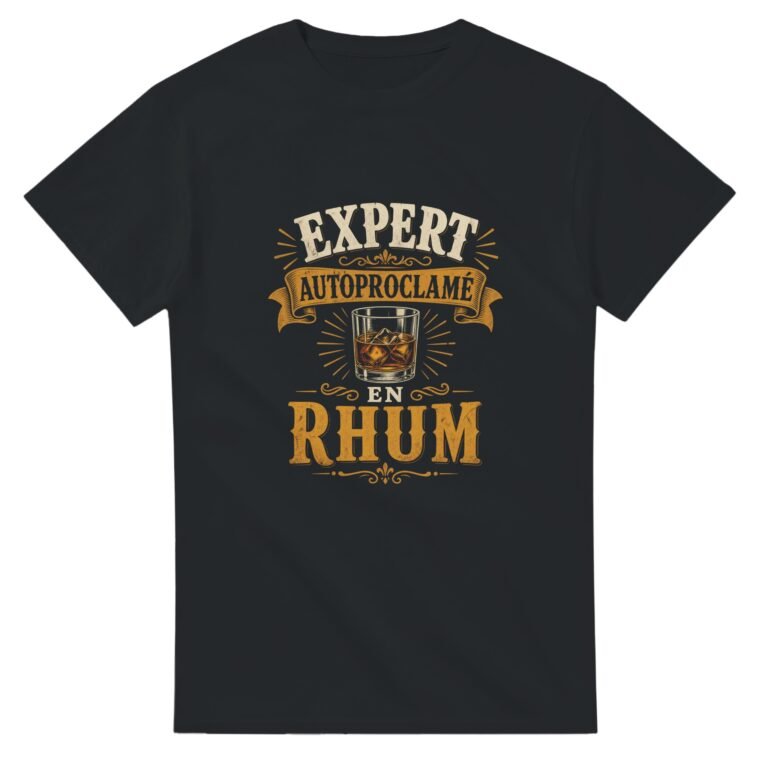 T shirt Expert Autoproclamé en Rhum