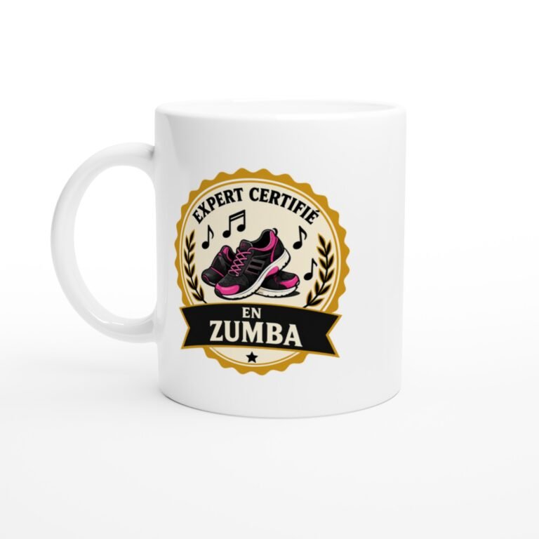 Mug Zumba Expert Certifié En Zumba
