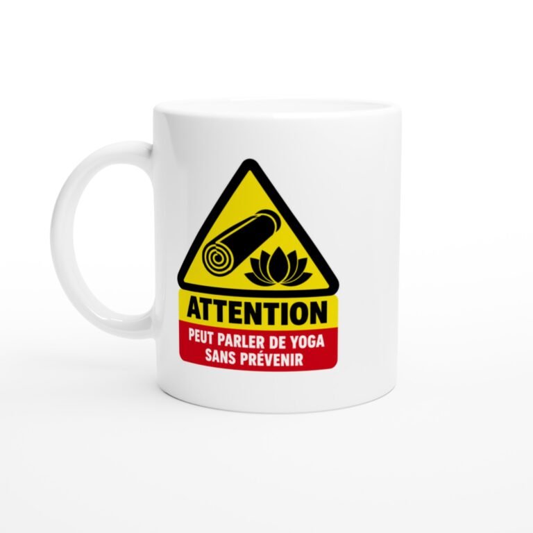 Mug Attention Peut Parler De Yoga Sans Prévenir
