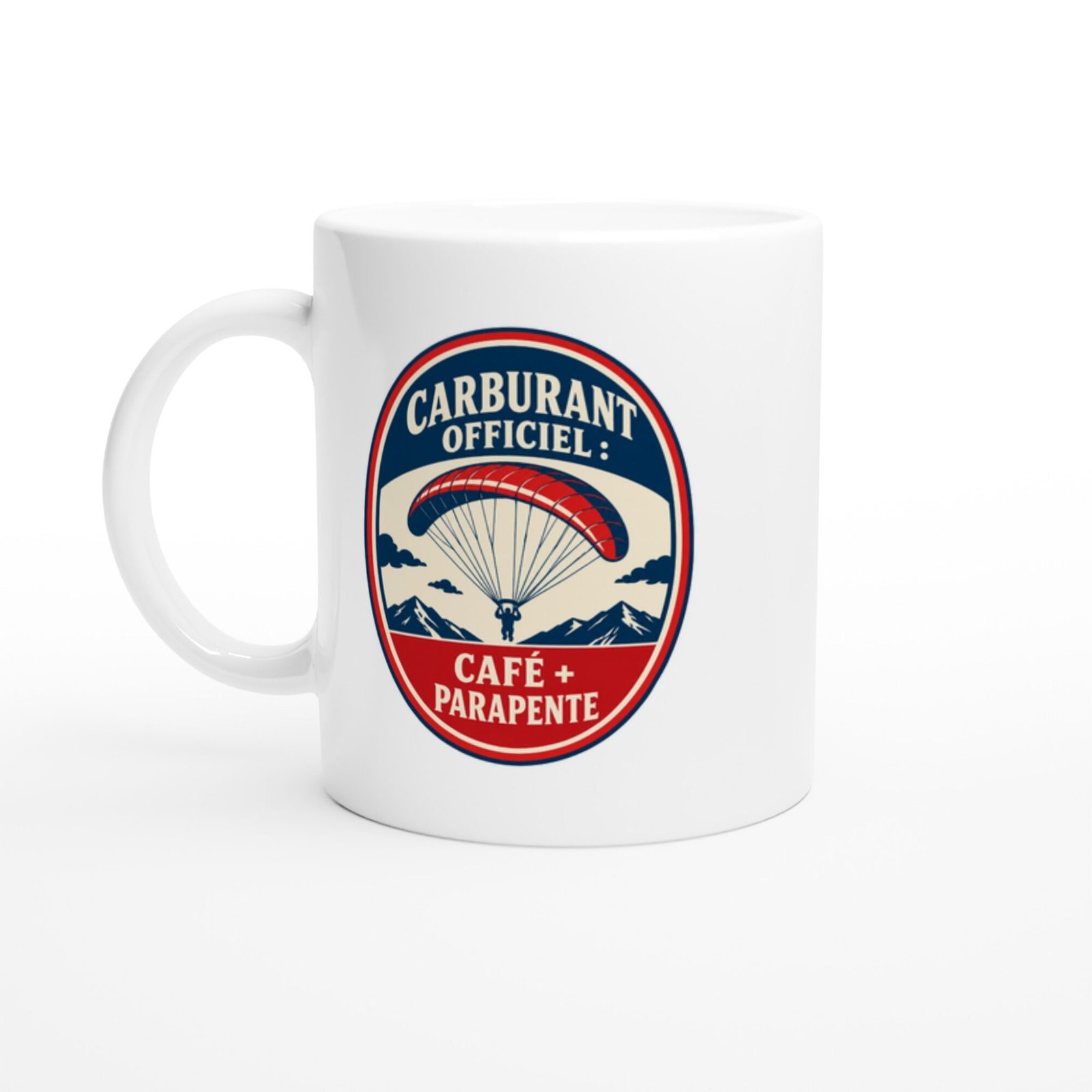 Mug Carburant Officiel Café + Parapente