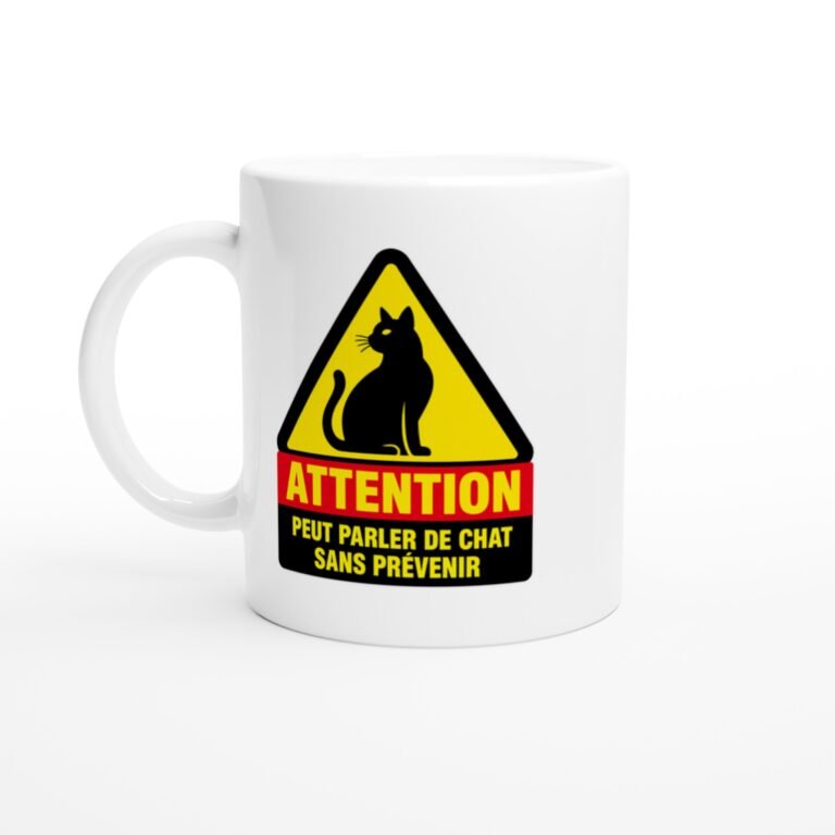 Mug Attention Peut Parler De Chat Sans Prévenir