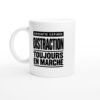 Mug Garantie Expirée Distraction Toujours en Marche