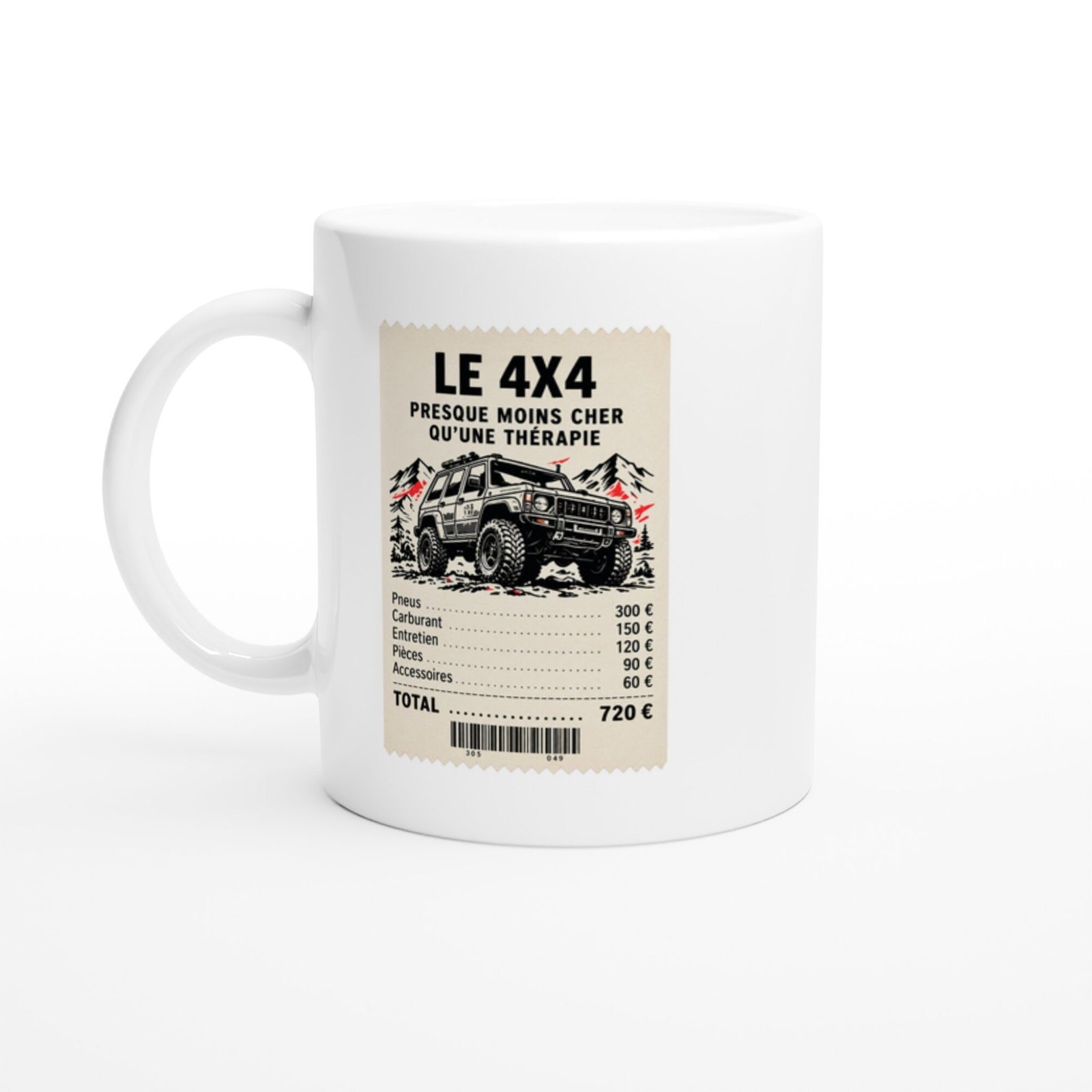 Mug 4×4 Presque Moins Cher Qu&rsquo;Une Thérapie