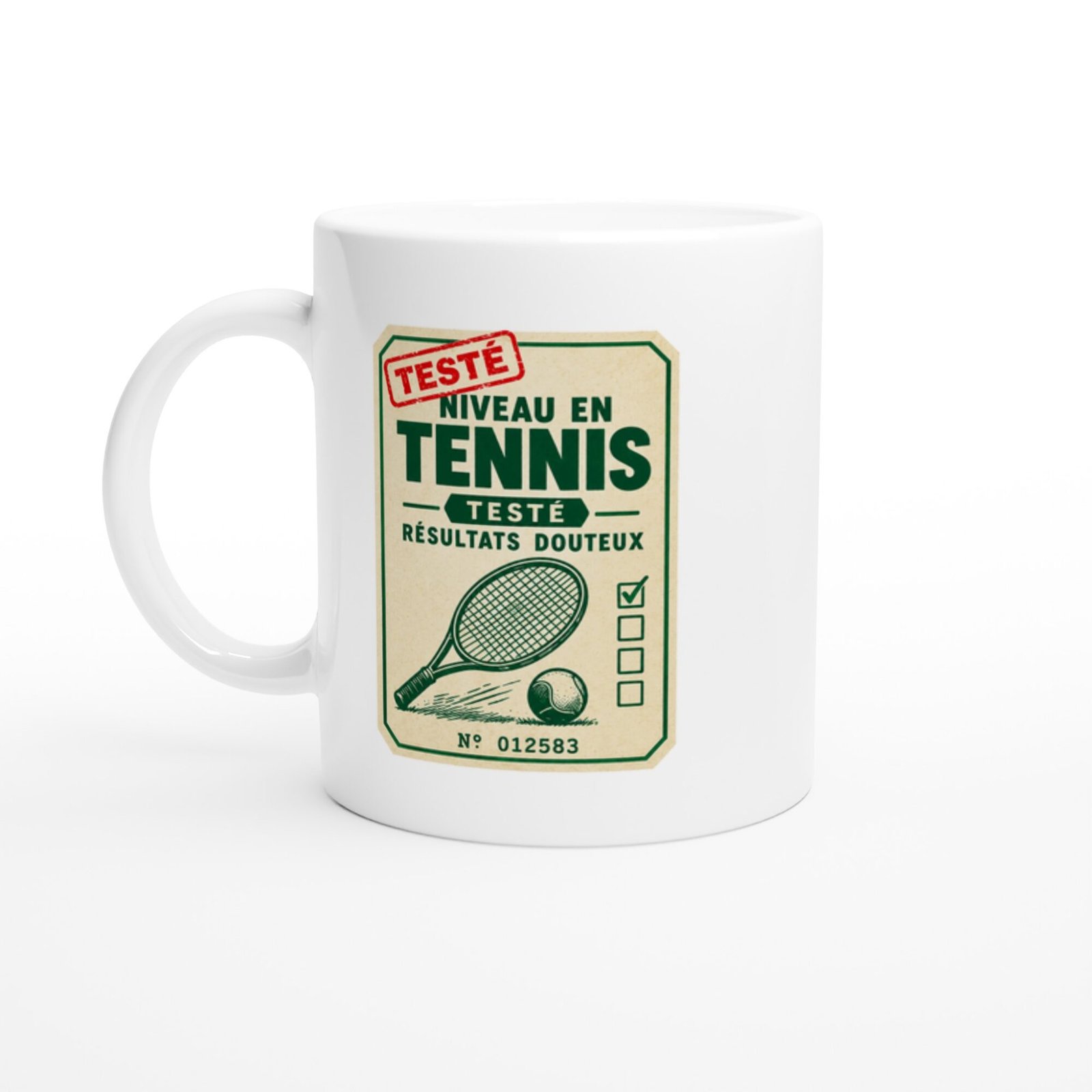 Mug Niveau En Tennis Testé Résultats Douteux