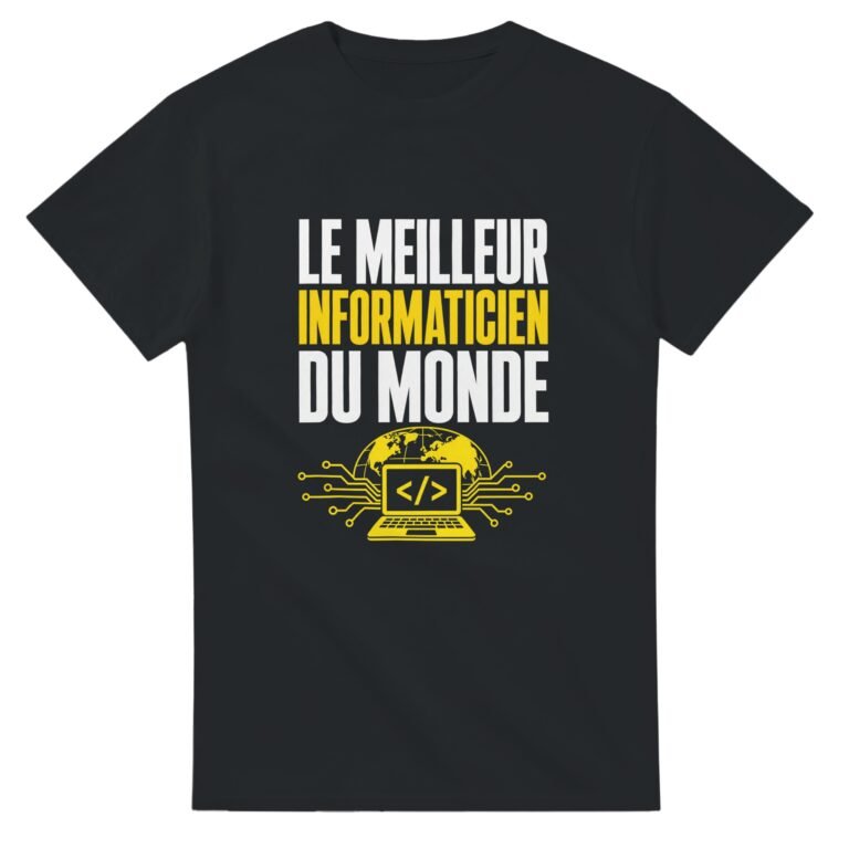 T shirt Le Meilleur Informaticien du Monde
