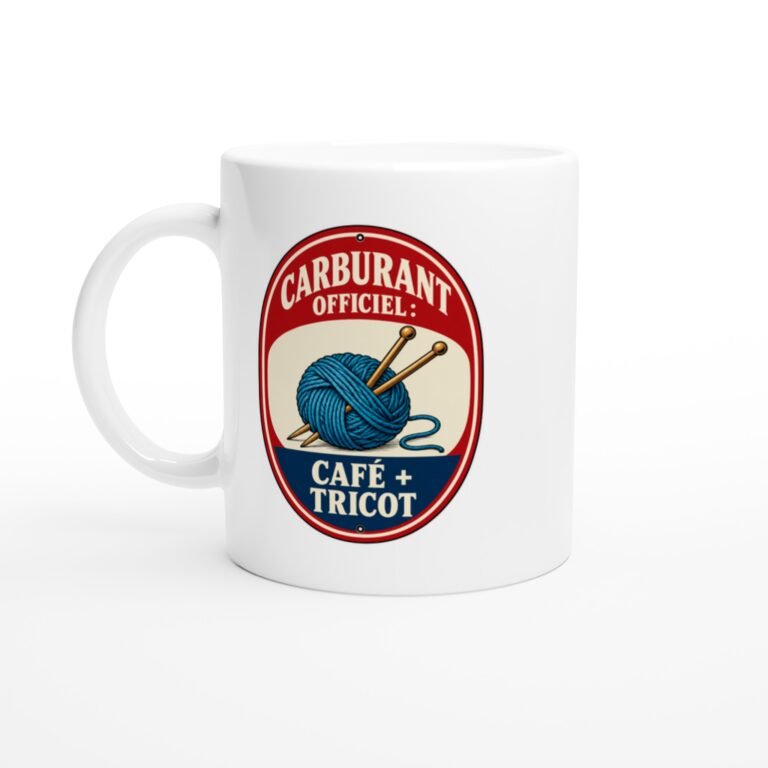 Mug Carburant Officiel Café + Tricot