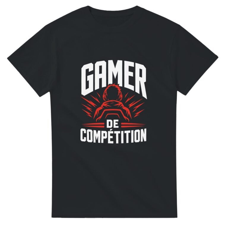 T shirt Gamer de Compétition