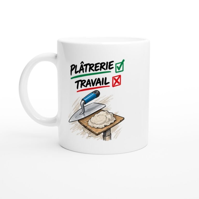 Mug Plâtrerie Travail