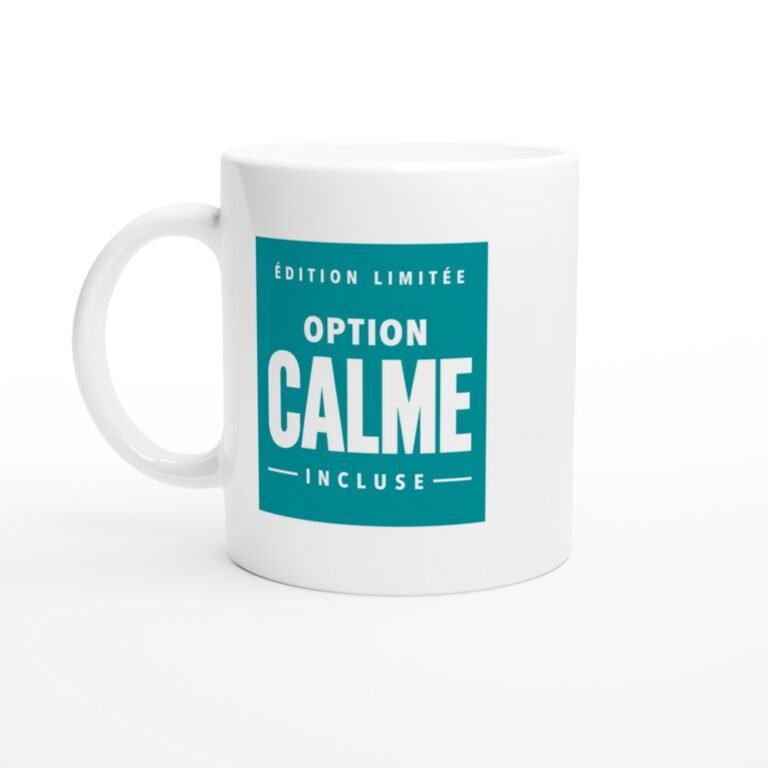 Mug Édition Limitée Option Calme Incluse