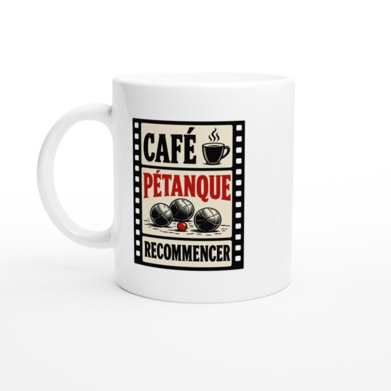 Mug Café Pétanque Recommencer