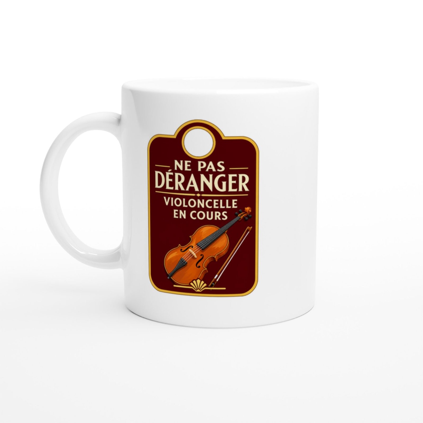 Mug Ne Pas Déranger Violoncelle En Cours