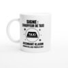 Mug Signe Chauffeur de Taxi Ascendant Klaxon Embouteillage Prévu à 18 H