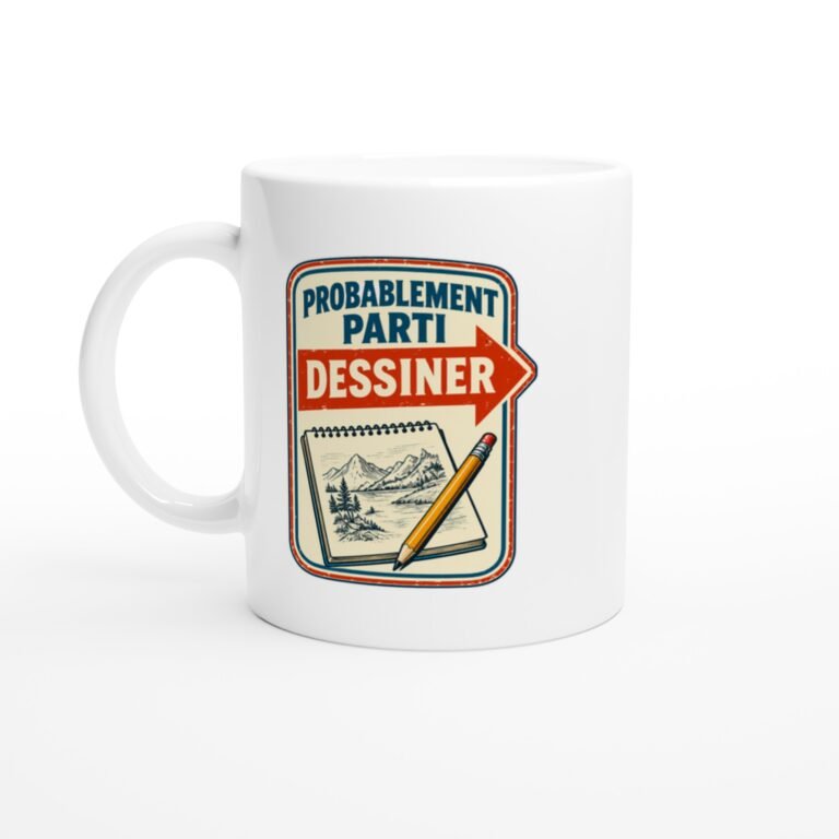 Mug Probablement Parti Dessiner
