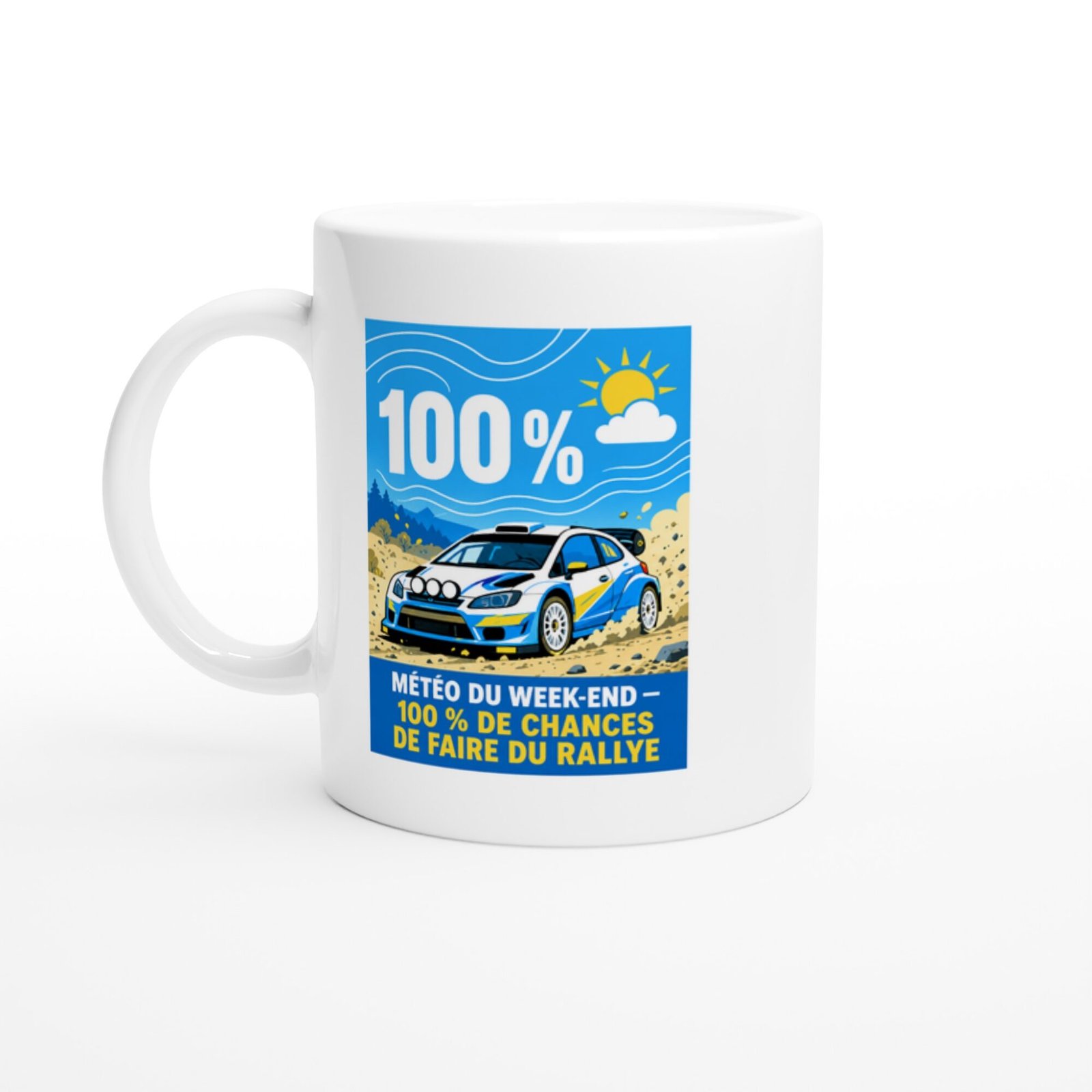 Mug Météo Du Week-End 100 % De Chances De Faire Du Rallye