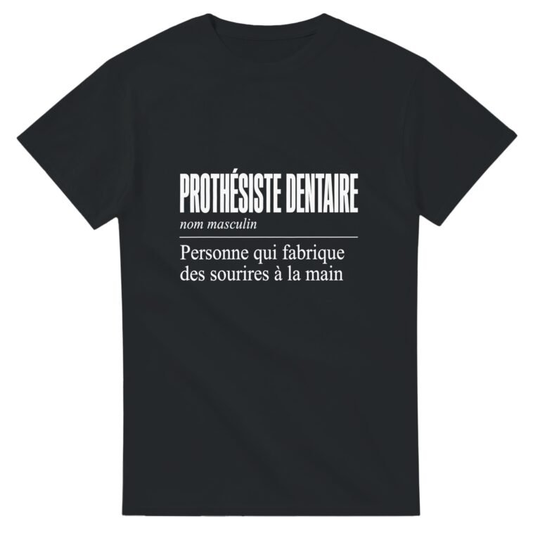 T shirt Prothésiste Dentaire Personne Qui Fabrique des Sourires à la Main