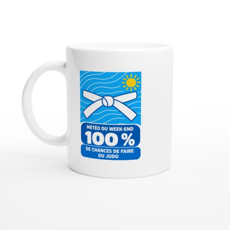Mug Judo Météo Du Week-End 100 % De Chances De Faire Du Judo