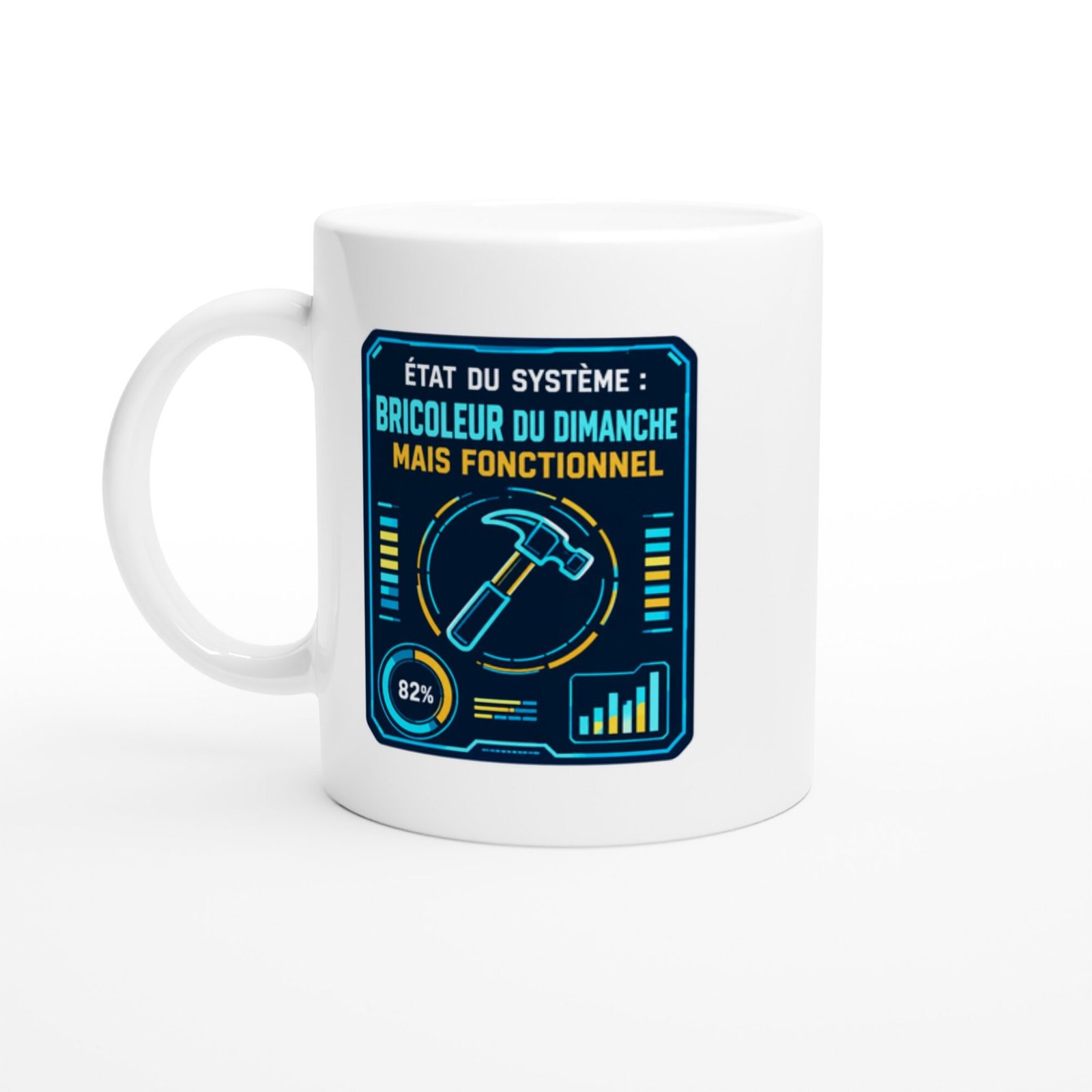Mug État du Système Bricoleur du Dimanche Mais Fonctionnel