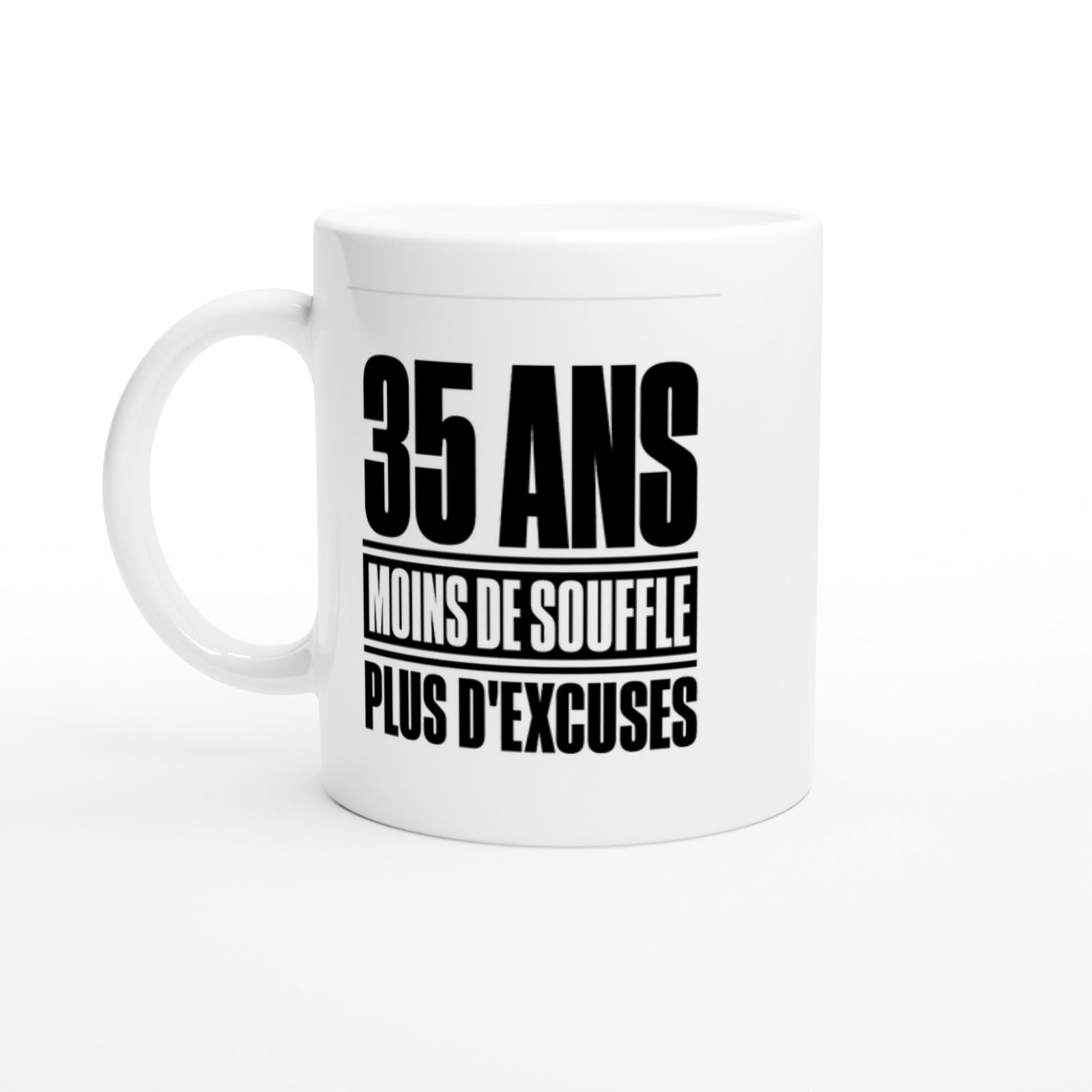 Mug 35 Ans Moins de Souffle Plus d&rsquo;Excuses