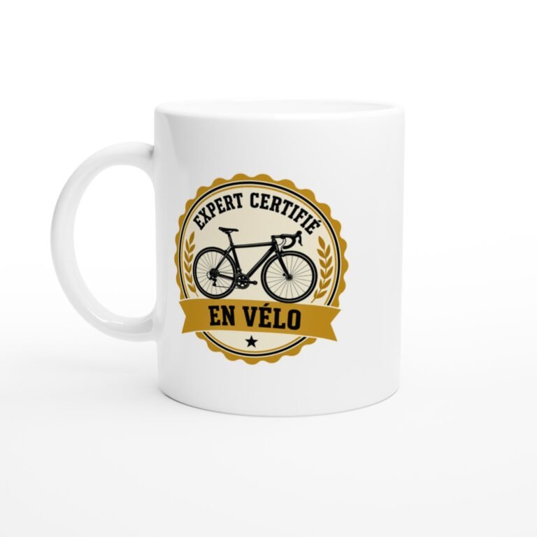 Mug Vélo Expert Certifié En Vélo