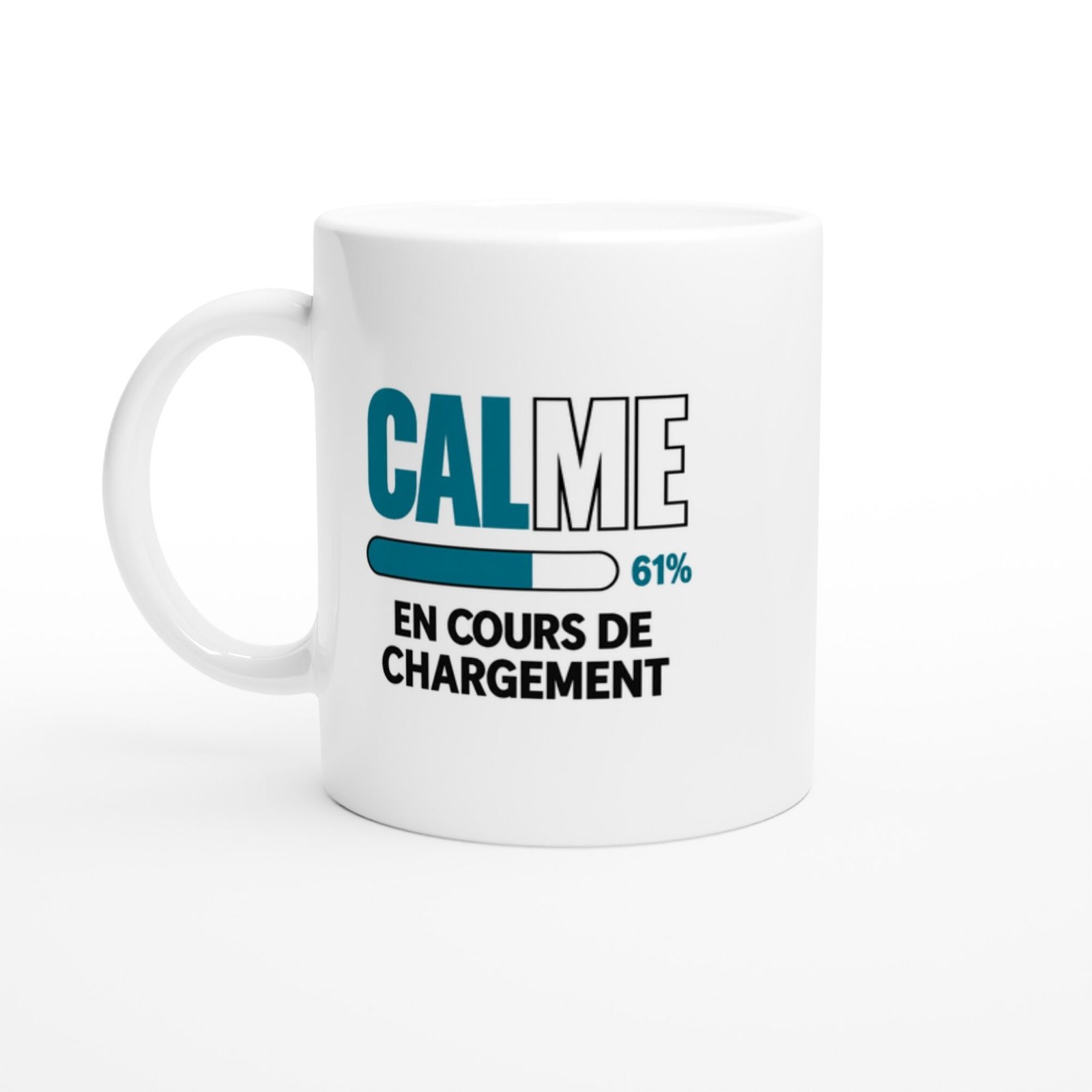 Mug Calme 61 pour cent en Cours de Chargement