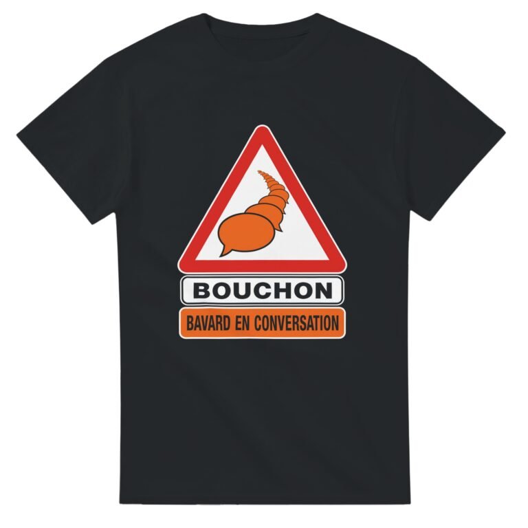 T shirt Bouchon Bavard en Conversation