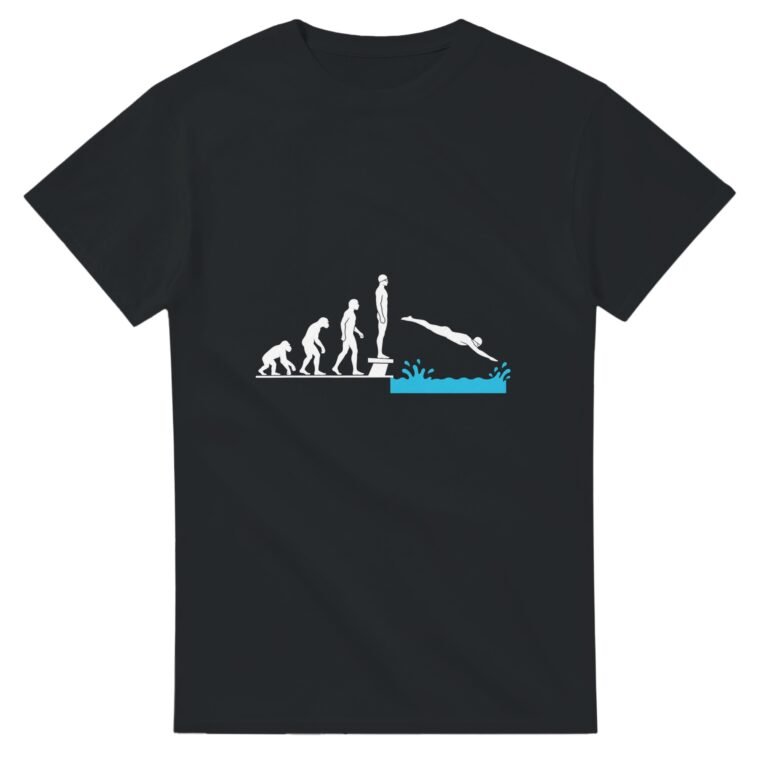 T shirt Natation Évolution