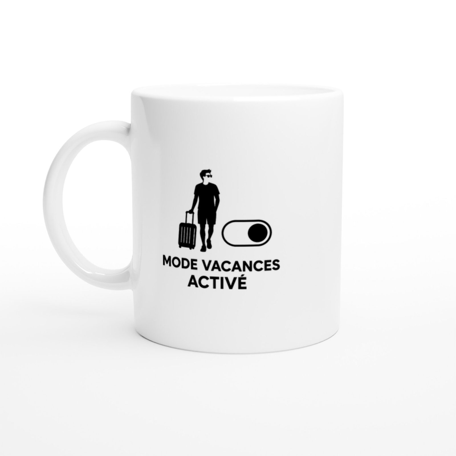 Mug Mode Vacances Activé