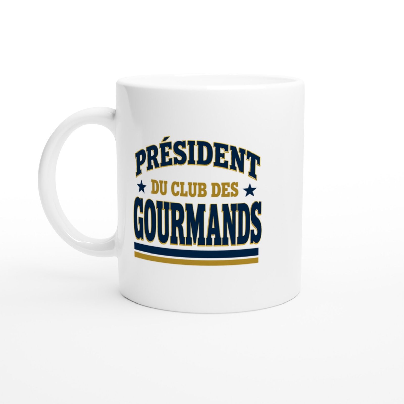 Mug Président du Club des Gourmands Lettres Bleues
