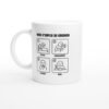 Mug Mode d&rsquo;Emploi du Grognon Réveil Grognement Silence Midi