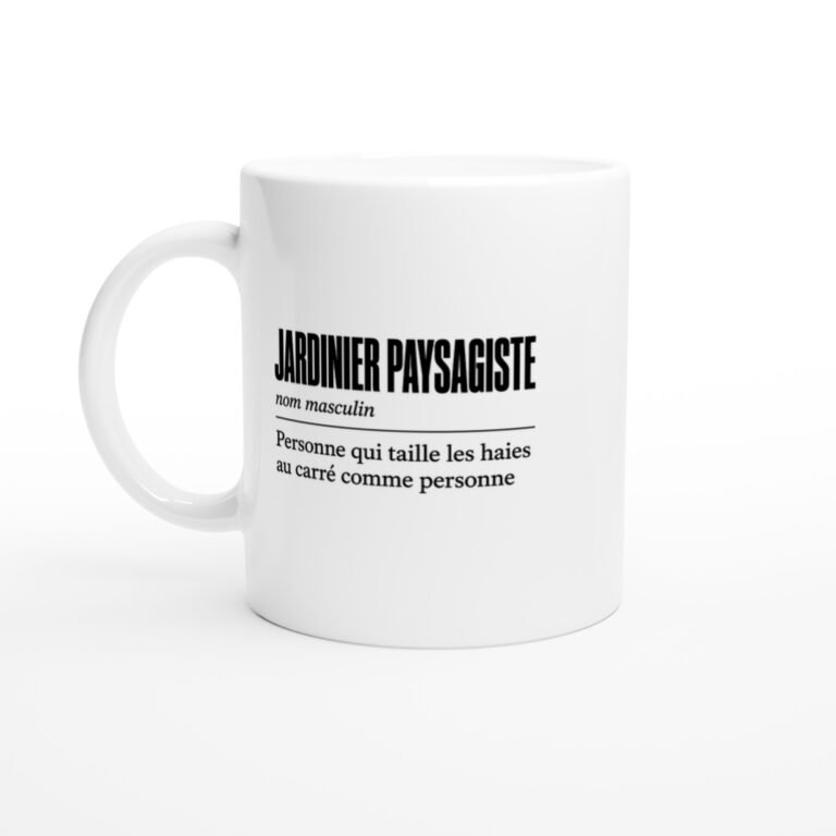 Mug Jardinier Paysagiste Personne Qui Taille les Haies au Carré Comme Personne