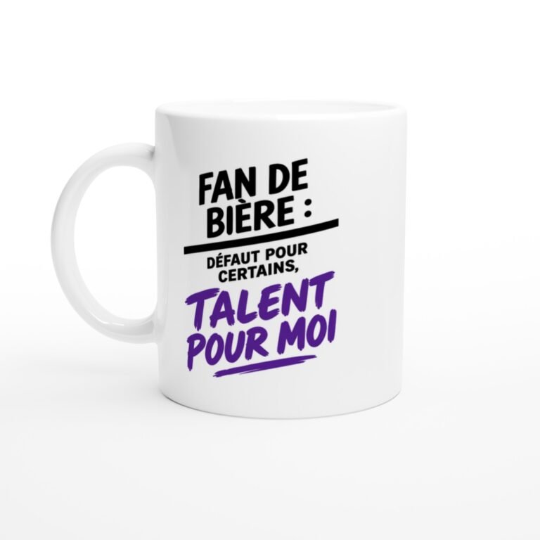 Mug Fan de Bière Défaut pour Certains Talent pour Moi