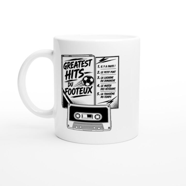 Mug Greatest Hits du Footeux Il Y A Faute le Petit Pont la Lucarne du Dimanche le Match