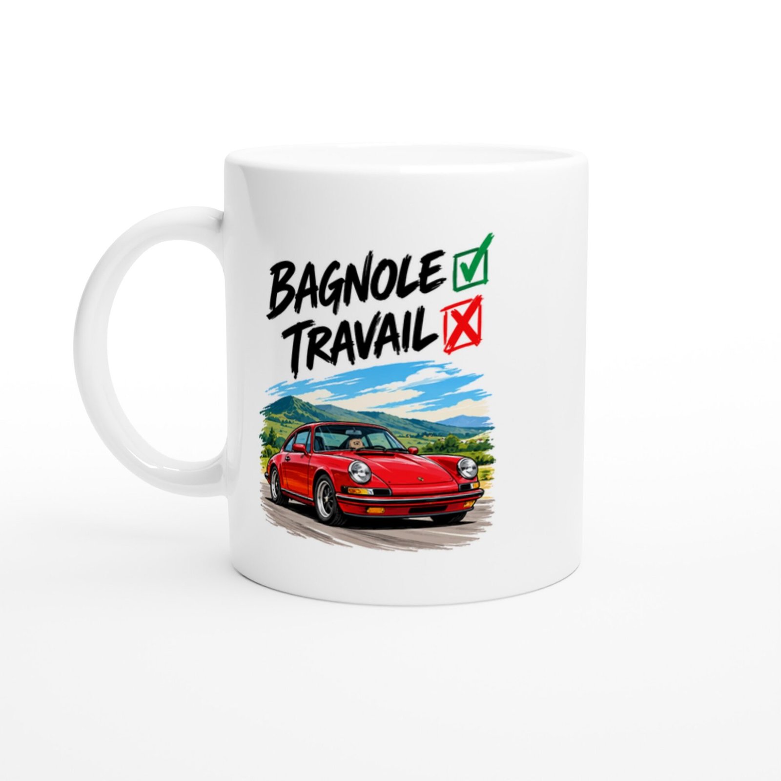 Mug Bagnole Travail