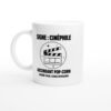 Mug Signe Cinéphile Ascendant Pop-Corn Soirée Film Sans Spoilers