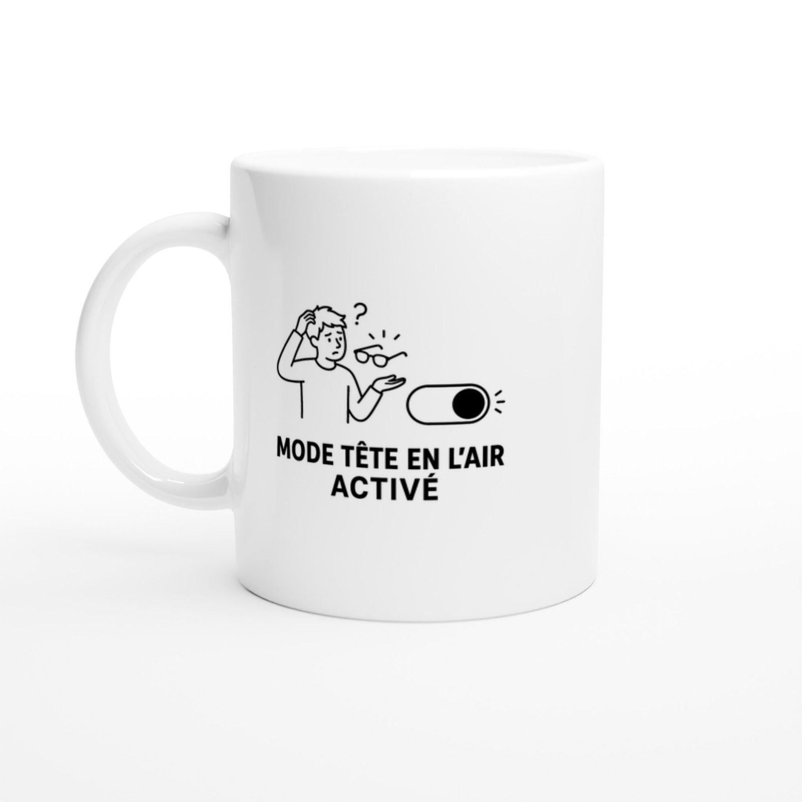 Mug Mode Tête en l&rsquo;Air Activé