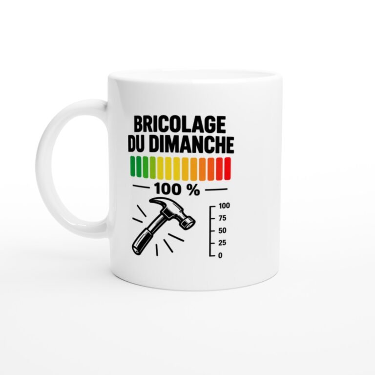 Mug Bricolage du Dimanche 100 pour cent
