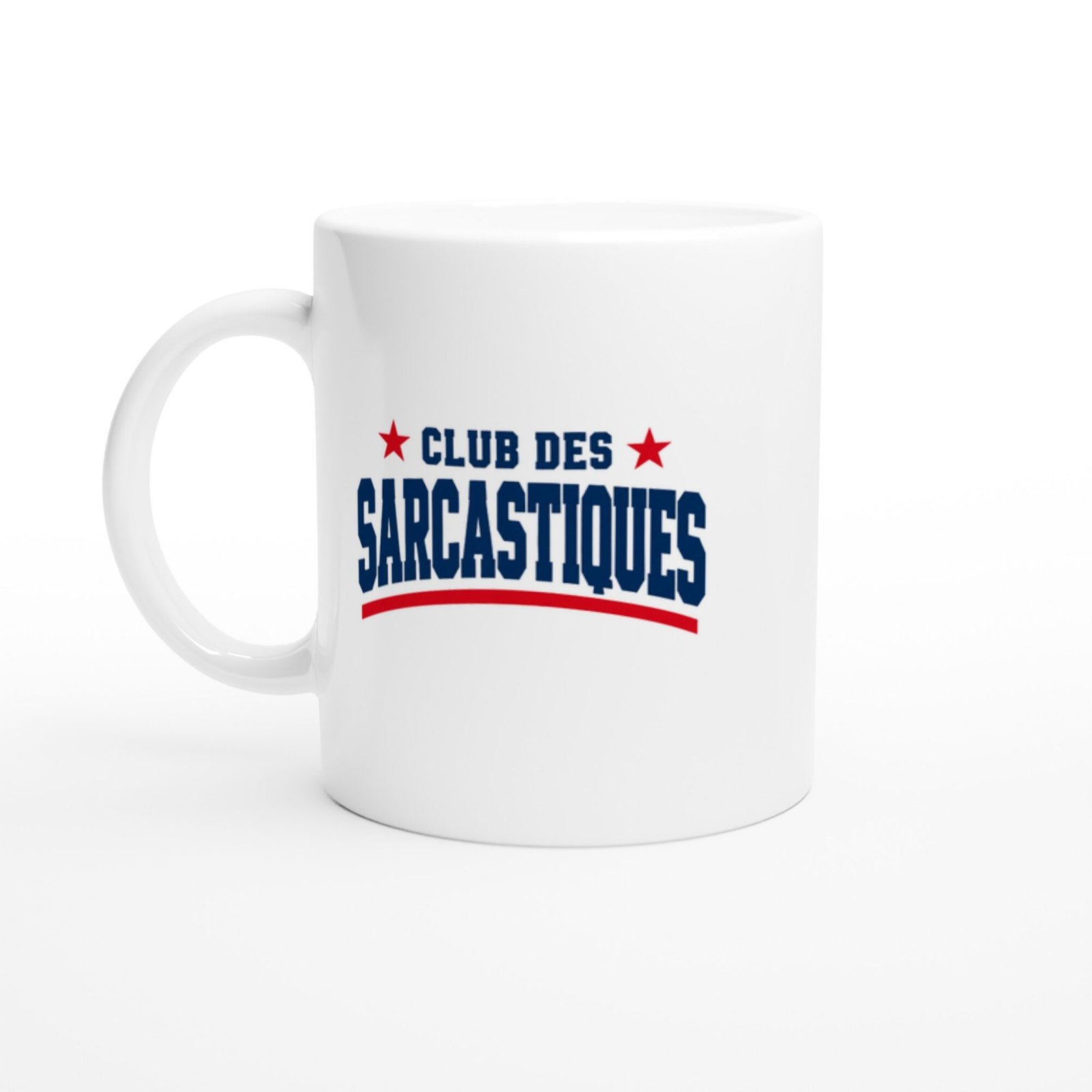 Mug Club des Sarcastiques Étoiles Rouges