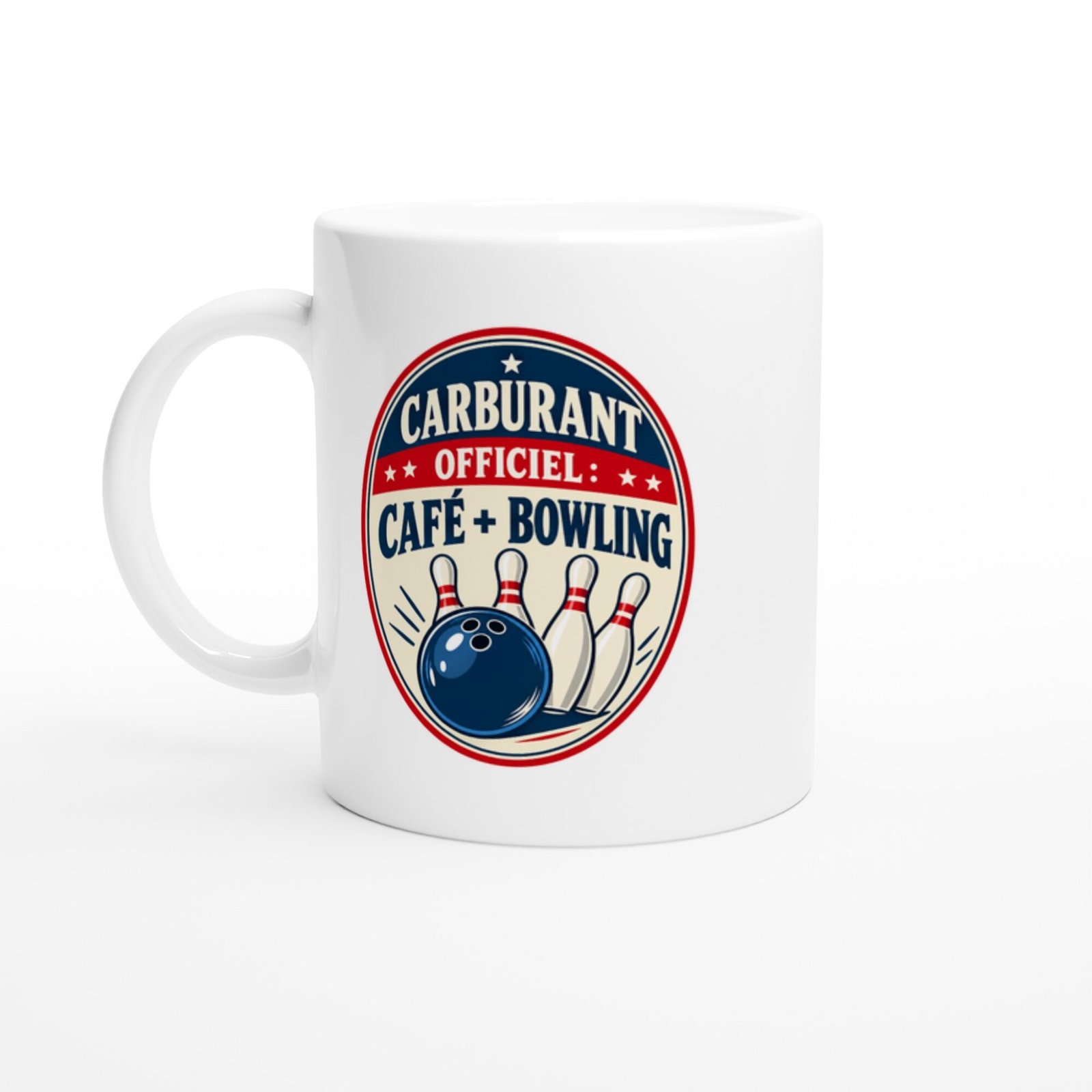 Mug Carburant Officiel Café + Bowling