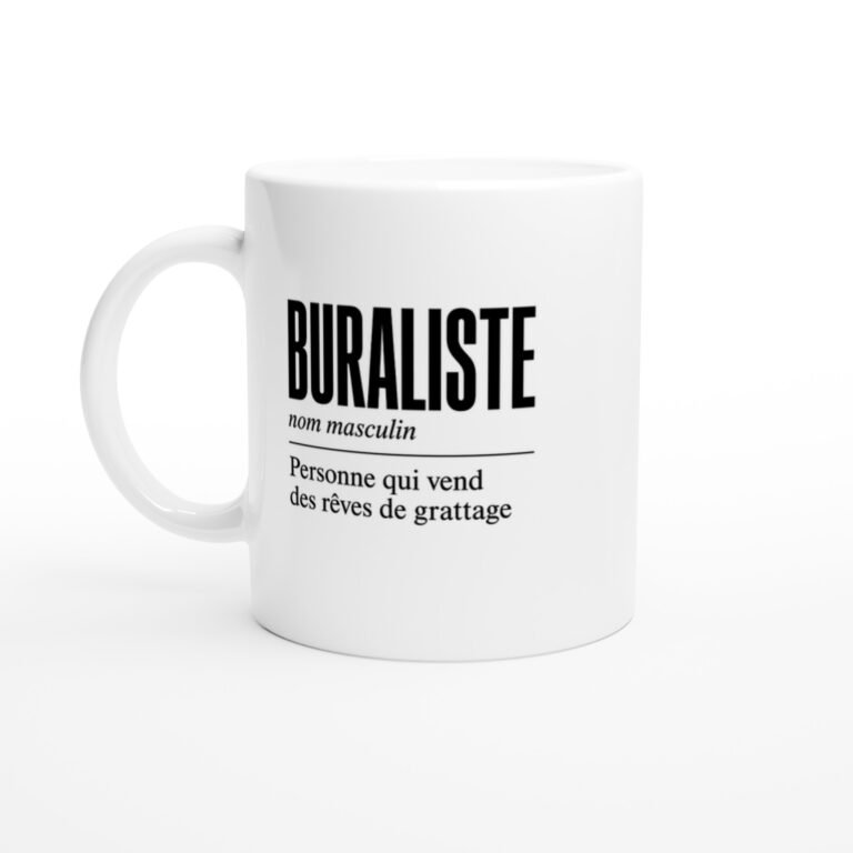 Mug Buraliste Personne Qui Vend des Rêves de Grattage
