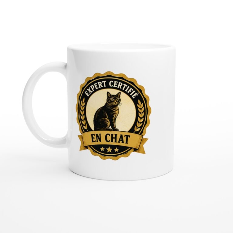 Mug Expert Certifié En Chat
