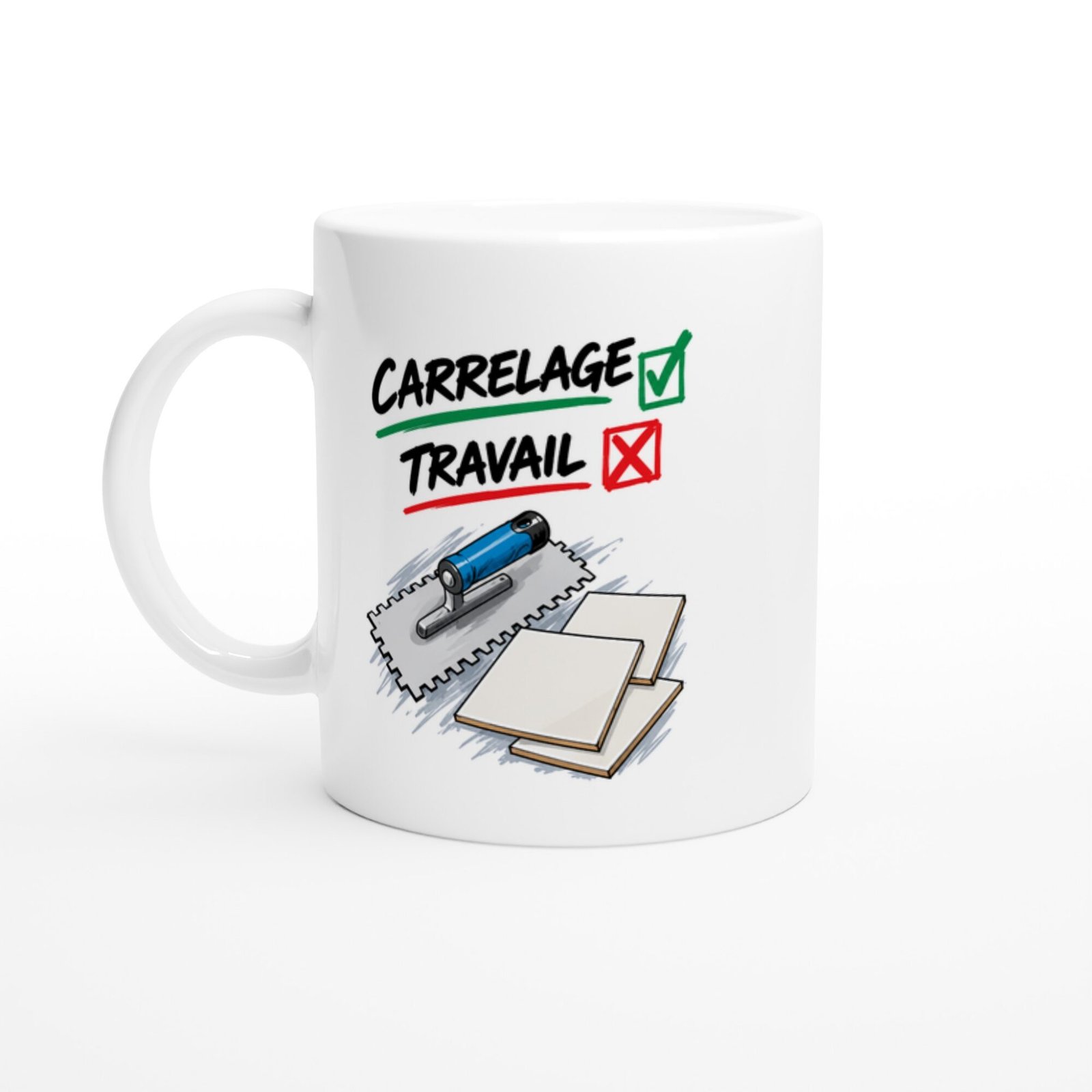Mug Carrelage Travail