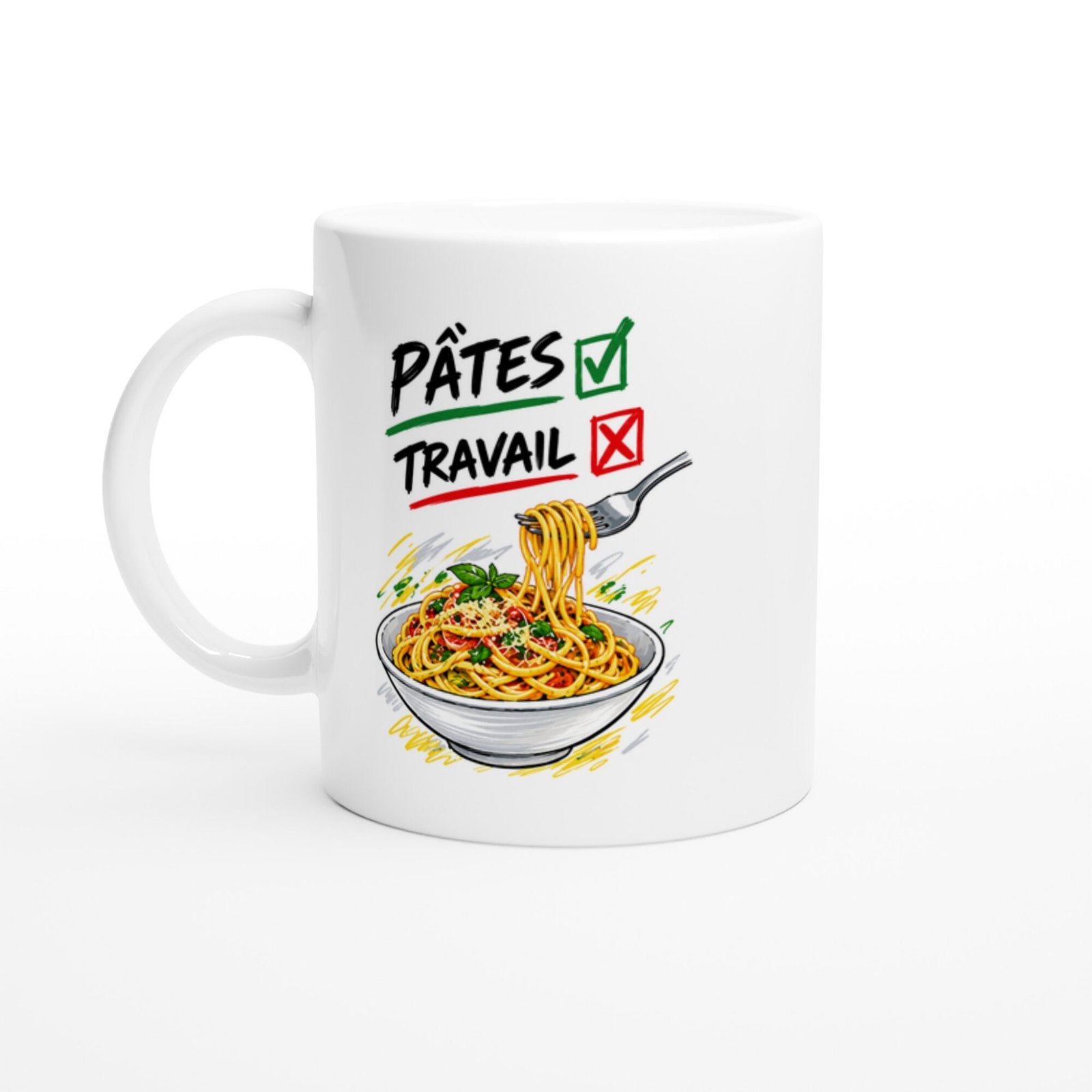 Mug Pâtes Travail