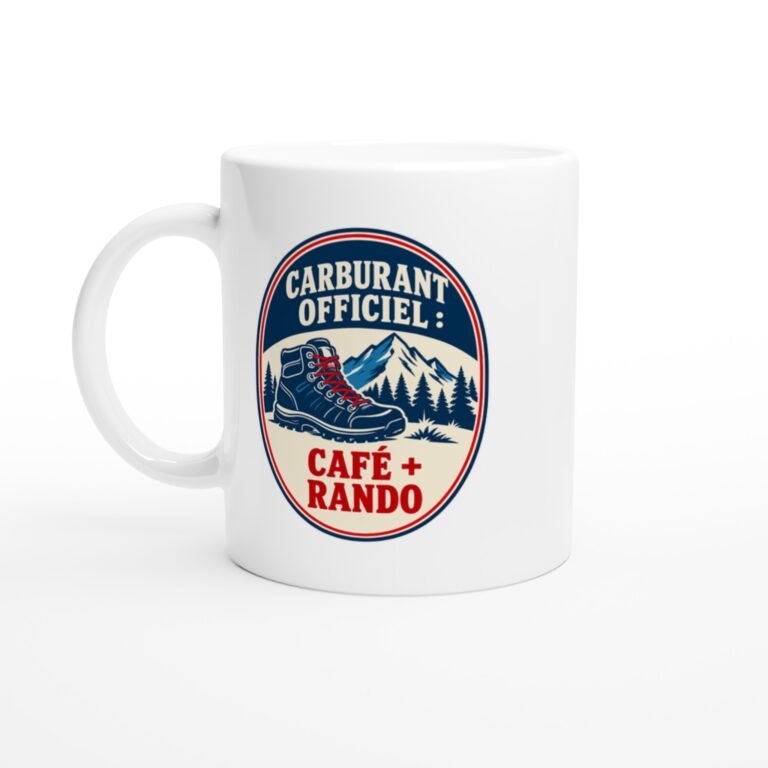 Mug Carburant Officiel Café + Rando