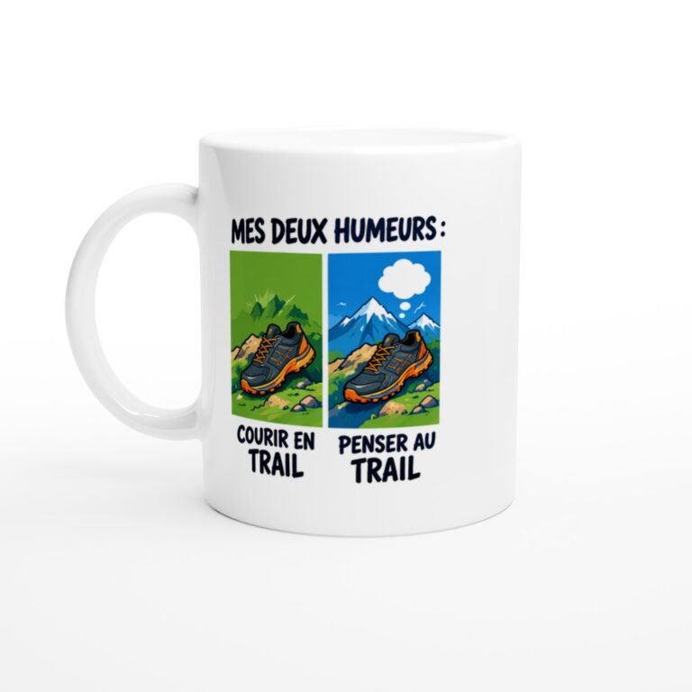 Mug Trail Mes Deux Humeurs Courir En Trail Penser Au Trail