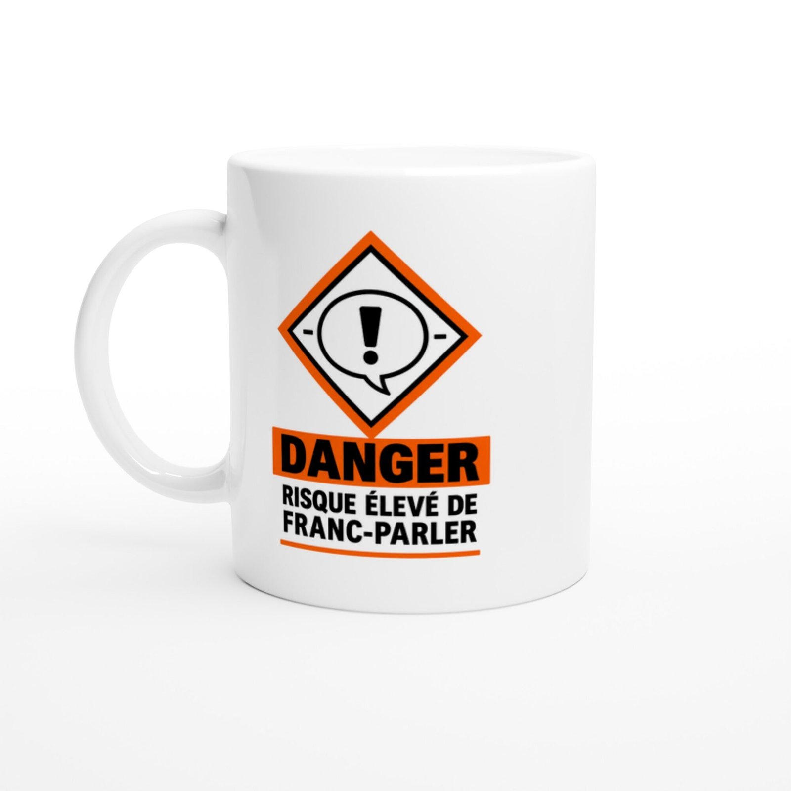 Mug Danger Risque Élevé de Franc-Parler