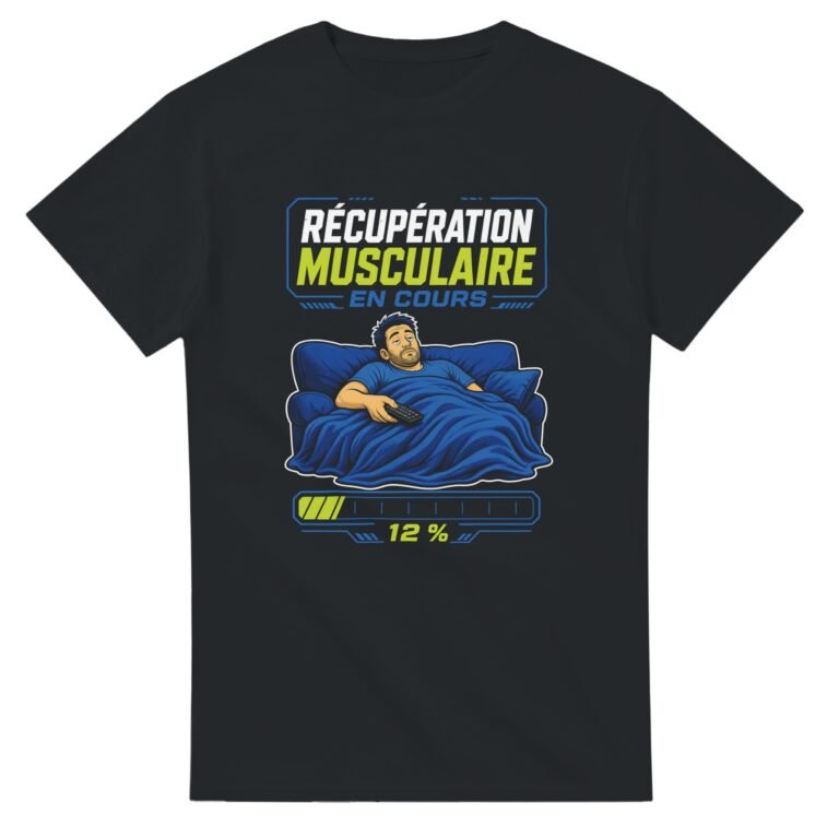 T shirt Flemme Récupération Musculaire en Cours 12 pour cent