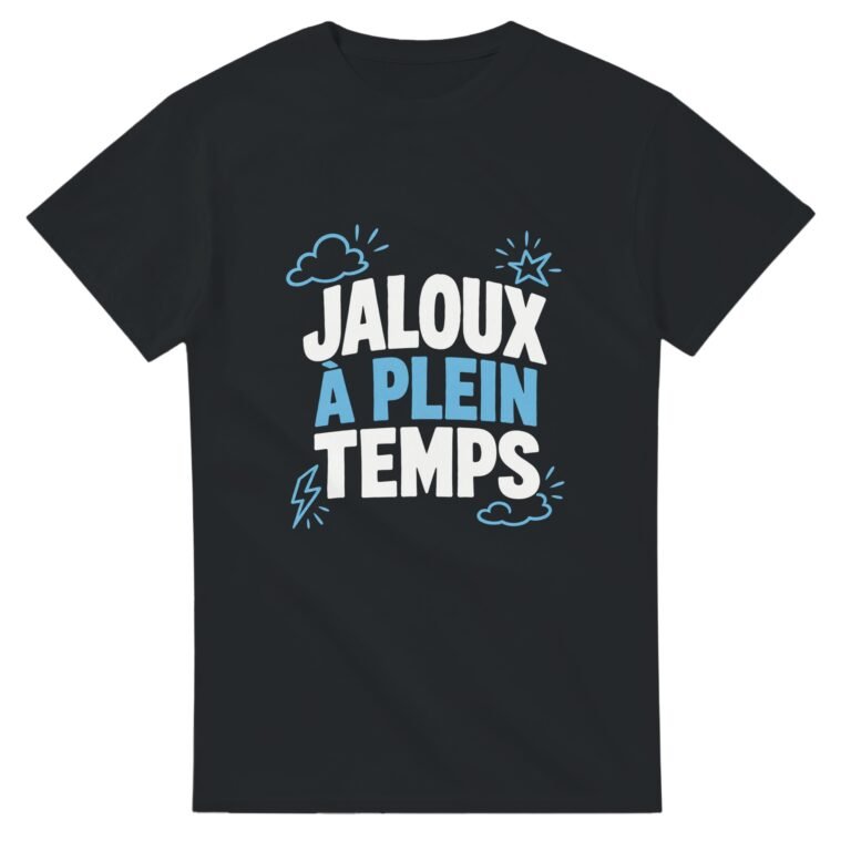 T shirt Jaloux à Plein Temps