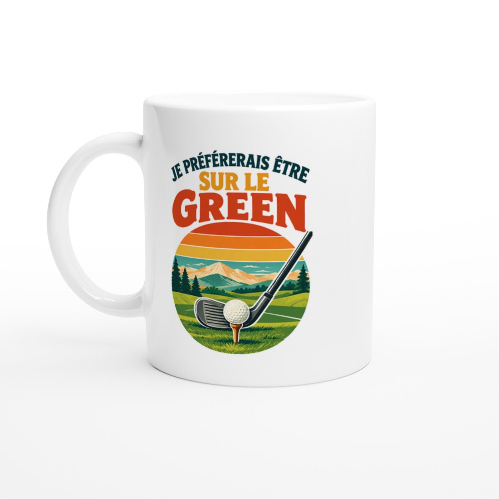 Mug Golf Je Préférerais Être Sur Le Green